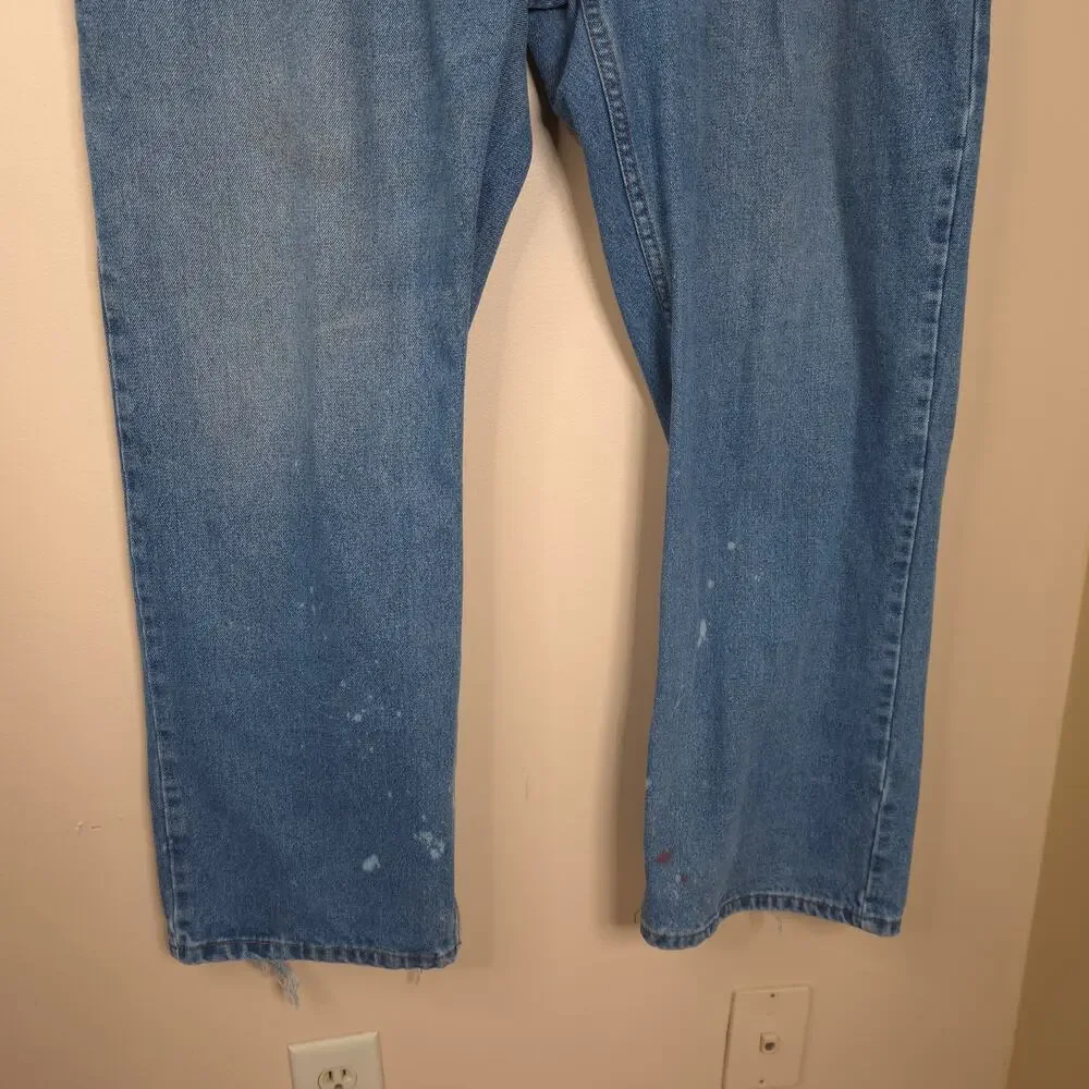 Big Creek Clothing Relaxed Fit 100% Cotton Straight Leg Jeans Size 44x32